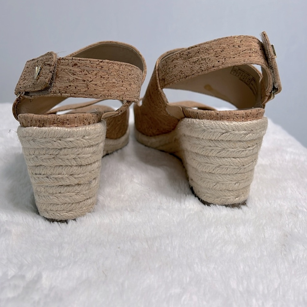 Vionic Brooke Cork Slingback Espadrille Wedge Sandal size 7 - Picture 5 of 14